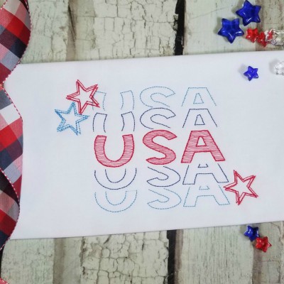 USA stars sketch